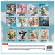 Календарь настенный перекидной 2027 г., BRAUBERG, 12 листов, 21,4х42,8 см, МИНИ, "Funny goats", 118432 118432