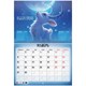 Календарь-планер настенный перекидной на 2027 г., 12 листов, 29,5х42,6 см, BRAUBERG, "Magic goat", 118450 118450