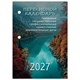 Календарь настольный перекидной на 2027 г., 160 л., блок газетный, 1 краска, STAFF, "ПРИРОДА", 118493 118493