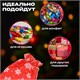 Подарочный мешок НАБОР 3 шт., новогодний дизайн в виде СНЕЖИНОК, 30х20 см, нетканый материал, ЗОЛОТАЯ СКАЗКА, 592534 592534