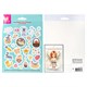 Наклейки пасхальные для яиц, 1 ЛИСТ 21x14,8 см, №3, открытка, ЗОЛОТАЯ СКАЗКА, 592657 592657