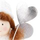 Украшение новогоднее интерьерное 13 см, дизайн "Ангелочек", полиэстер, пенопласт, ассорти, ЗОЛОТАЯ СКАЗКА, 592961 592961