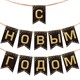 Гирлянда новогодняя "С Новым Годом", 11 флажков, 10х15 см, 2,5 м лента, картон, глиттер, ЗОЛОТАЯ СКАЗКА, 592981 592981