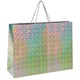 Пакет подарочный 45x13x33 см (XL), НАБОР 3 шт., 3 дизайна, голография, ЗОЛОТАЯ СКАЗКА, 609736 609736