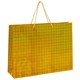 Пакет подарочный 45x13x33 см (XL), НАБОР 3 шт., 3 дизайна, голография, ЗОЛОТАЯ СКАЗКА, 609736 609736
