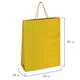 Пакет подарочный 33x13x45 см (XL), НАБОР 3 шт., 3 дизайна, голография, ЗОЛОТАЯ СКАЗКА, 609737 609737