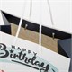 Пакет подарочный (1 штука) 18х10х23 см (M), "Happy Birthday", ассорти, глиттер, фольга, ЗОЛОТАЯ СКАЗКА, 700806 700806
