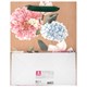 Пакет подарочный (1 штука) 18х10х23 см (M), "Flowers", ассорти, глиттер, c тишью, ЗОЛОТАЯ СКАЗКА, 700808 700808