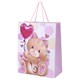 Пакет подарочный (1 штука) 26х13х32 см (L), "Lovely Animals", ассорти, глиттер, ЗОЛОТАЯ СКАЗКА, 700816 700816