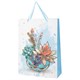 Пакет подарочный (1 штука) 33х13х45 см (XL), "Flower Mix", ассорти, глиттер, фольга, ЗОЛОТАЯ СКАЗКА, 700825 700825